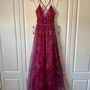 Lulus floral gown